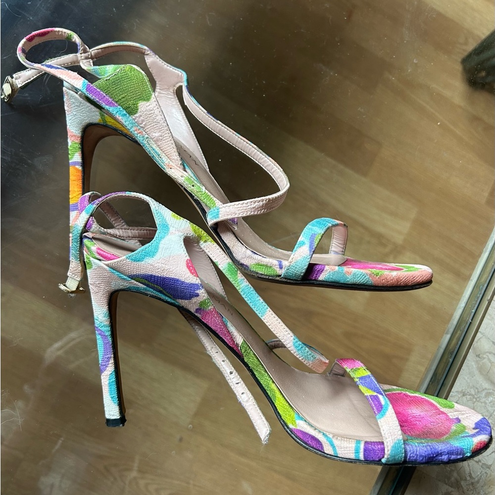 Stuart Weitzman strap heeels